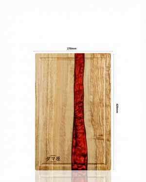 Artisan Cutting Board – Resin & Olive Wood