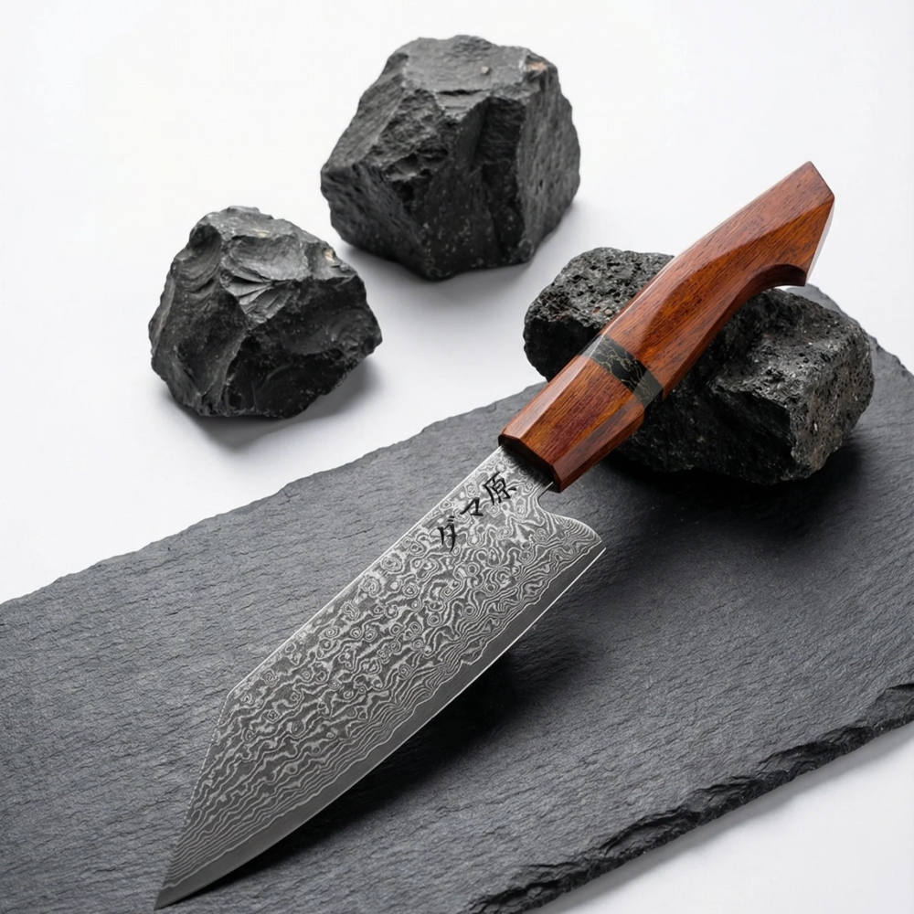 Couteau-japonais-DMS140-bunka-damas-origin-global-1 Bunka Knife - Renshu Series